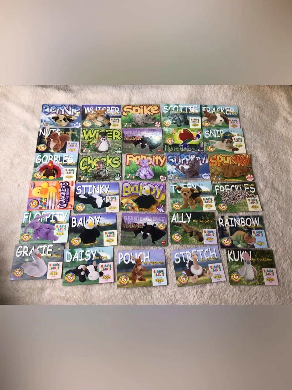Ty Beanie Babies Collection Cards